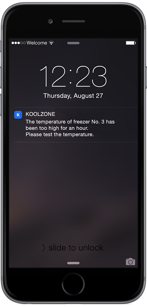 Alarms – Never lose product again